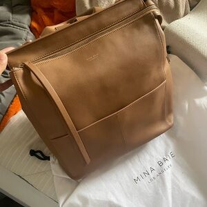 Mina Baie Tan Baby Bag